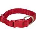 Obojok PREMIUM - červený M-L: 35-55cm/20mm